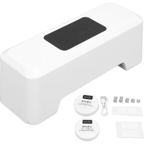 Kit de chasse d'eau sans contact pour toilettes, avec capteur infrarouge externe et temps de réponse de 0,25 s. Usage domestique et public. (1/5)