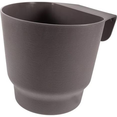 Pots De Fleurs Suspendus pour Balustrade De Balcon Support De Jardinière Rétention Deau Gris Petite Jardinière pour Orchidées Et Plantes Succulentes (1/5)