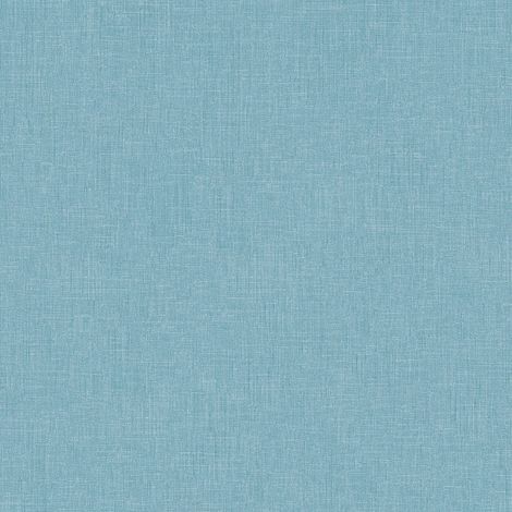Textiloptik Tapete Profhome 369258 Vliestapete leicht strukturiert unifarben matt blau 5,33 m2
