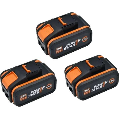 Lithium-Batterie, 8000 mAh Kapazität, breite Kompatibilität, 20 V 8,0 Ah x 3 (1/2)