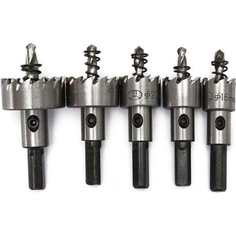 Hochgeschwindigkeitsstahl-Kobaltlegierungs-Lochöffner – 5-teiliges Bohrerset – 16 mm, 18,5 mm, 20 mm, 25 mm, 30 mm – Härte HRC 64–66 (1/4)