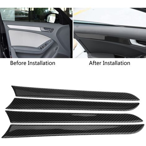 Garniture intérieure de porte en fibre de carbone Audi A4 (1/5)