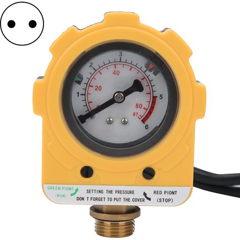 Régulateur de pression pour pompe à eau, interrupteur électronique automatique réglable E06-1500, prise 30AEU AC220V