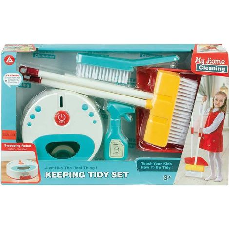 SET MENAGE ROBOT ASPIRATEUR HJ607 (1/2)