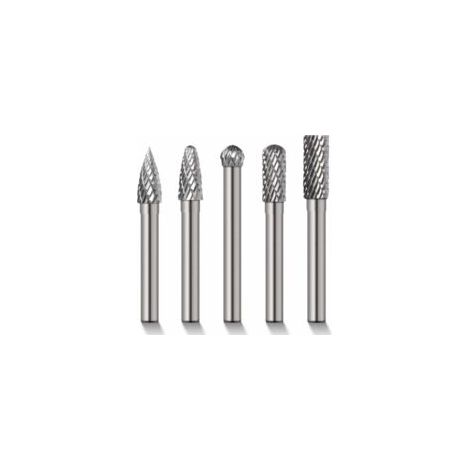 Stück Hartmetall-Fräser, 6 mm x 8 mm Schaft, Doppelzahn-Rotationsfräser für Holzbearbeitung, Metall, Keramik, Polieren und Gravieren – Crezuo