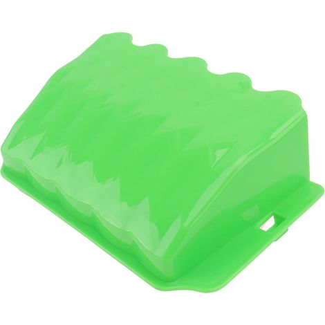 Support extérieur plastique vert mangeoire lapins/cochons d’Inde/hamsters (1/4)