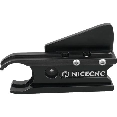Guidacatena, alluminio ad alta resistenza, facile installazione, nero (1/2)