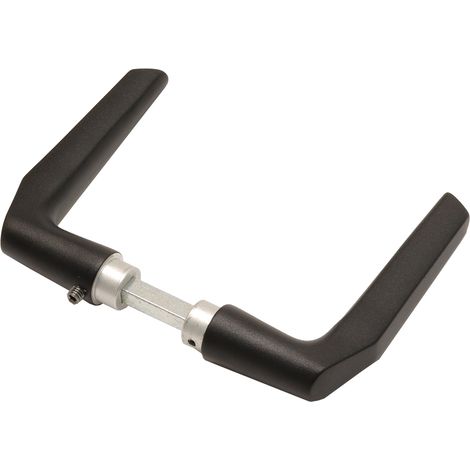 Poignée de porte noire modèle pouce - Par set (1/2)