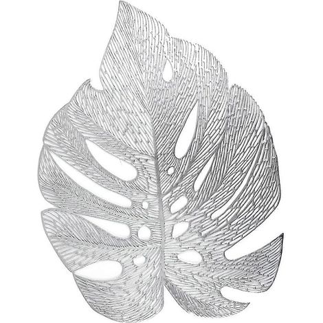 Sets de table nordiques résistants à la chaleur, ajourés, imitation feuille de tortue, pour table à manger (1/5)