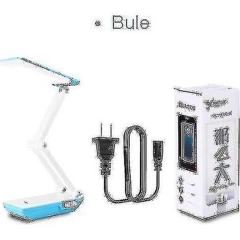 Lampe de bureau pliable, 3 modes d'éclairage, batterie rechargeable 800 mAh, 21 LED ( (1/5)