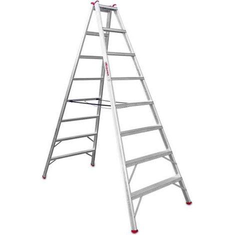 Escalera agrícola de doble subida Peldaños 9-9 T809 FARAONE (1/5)
