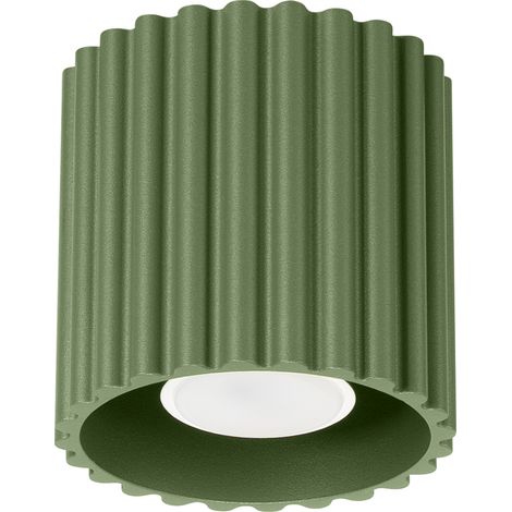 Lampada a soffitto Aura verde oliva 10x10x10cm Sollux (1/5)