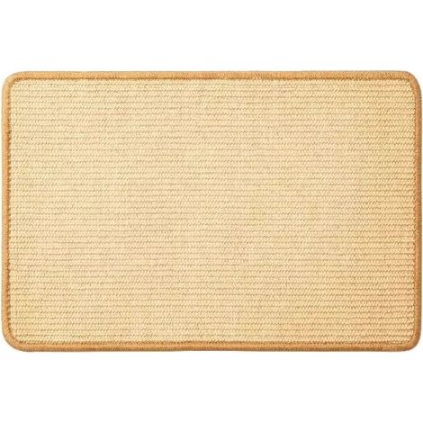 Tapis griffoir pour Chat, 20 x 40 cm, Tapis à Gratter Horizontal, Tapis de Sol pour Chat, Protège Les Tapis et Canapés, Beige (1/5)
