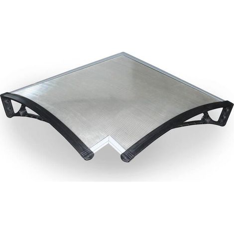 Angolo Interno Pensilina Tettoia In Policarbonato Alveolare Tosini Serie I 60 cm (1/2)