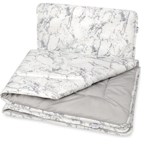 Bettdecke und Kissen 80x100+30x40 Samt (1/5)