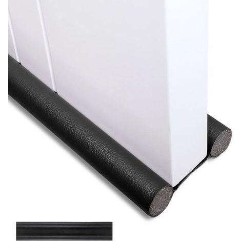 Butée de porte double, butée de bas de porte insonorisée, coupe-vent, anti-poussière, anti-lumière, anti-insectes, anti-bruit sous la porte 94 cm