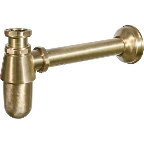 Sifone per Fontana da Giardino in Ottone Spazzolato Belfer 42/SFO (1/2)