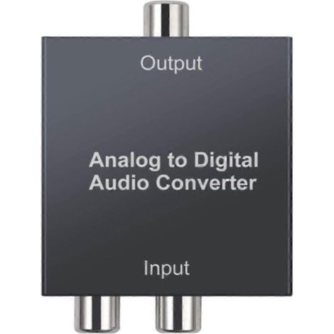 Convertisseur analogique vers numérique audio R / l Rca 3.5mm Aux vers numérique Coaxial Toslink Optical Audio Adapter (1/5)