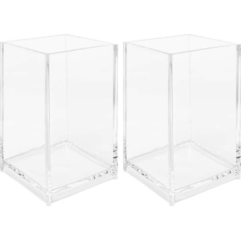 2er-Set Bürowürfel aus transparentem Acryl (1/5)