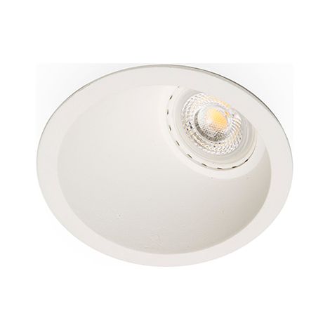 Faro Barcelona – Lampe encastrable mur blanc GU10 – Aluminium IP20 – Spot orientable pour éclairage intérieur – 7W 230V – Design moderne (1/7)