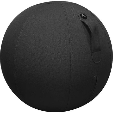 Ballon Assise Ergonomique Bureau - Noir Taille Unique - Résistant et Anti-éclatement - Polychlorure de Vinyle (1/5)