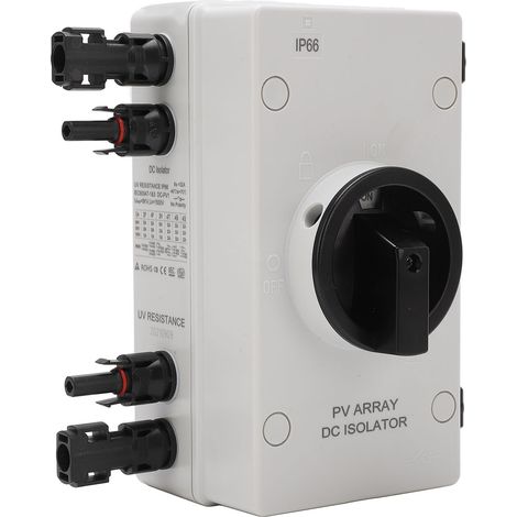 IP66 wasserdichter, solarbetriebener Trennschalter, 1000 V DC, 32 A für Stromversorgungssysteme (1/5)