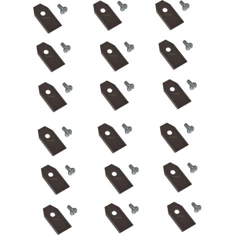 18 X 3,5 CM lame en acier inoxydable pour robots tondeuse Herkules G-Froce, Telsing 1000 1500 2000 (1/3)