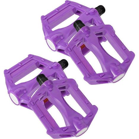 Pédales de vélo antidérapantes pour VTT, pour jeunes et adultes, lot de 6 paires - Robustes et faciles à installer (1/5)