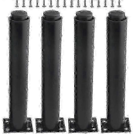 26-27 (25-42 cm, noir) Lot de 4 pieds de meuble robustes et réglables en métal - Nexium 26-27 (1/5)