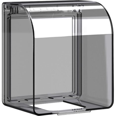 Wasserdichter Schutz für Steckdosenabdeckung Typ 86 (12,2 × 10,8 × 7,3 cm), wasserdichte Steckdosenabdeckung, Schalterabdeckung für Badezimmer und Küchen
