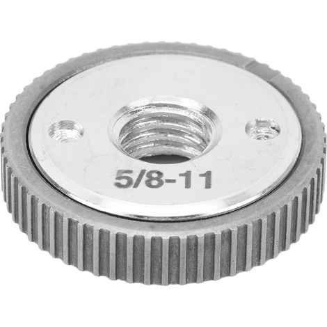 Plateau de pression pour meuleuse d'angle, filetage 5/8‑11, écrou de blocage à dégagement rapide, accessoire pour machine de polissage, engrenage argenté (1/5)