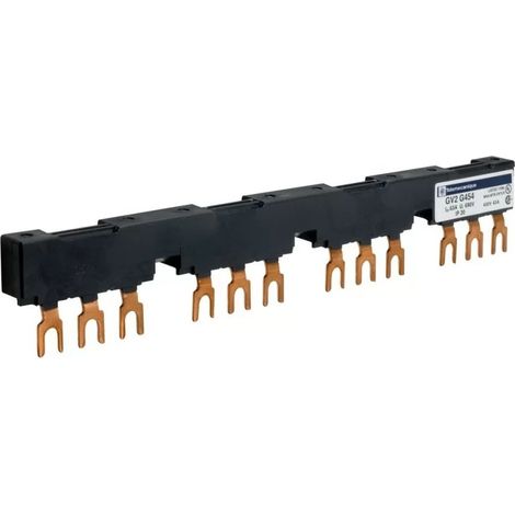Telemecanique GV2G354 Embarrado tripolar 63A 3 derivaciones paso 54mm