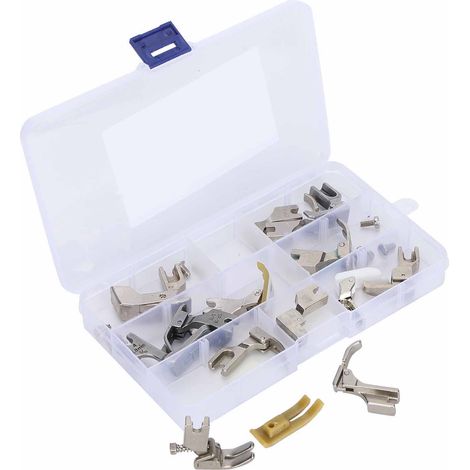 Presser Foot MultiFunctional Lockstitch Sewing Machine Accessories Replacement with Screws (1/5)