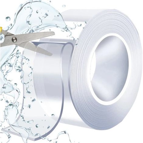 Doppelseitiges, selbstklebendes Klebeband, 3 m. (1/4)