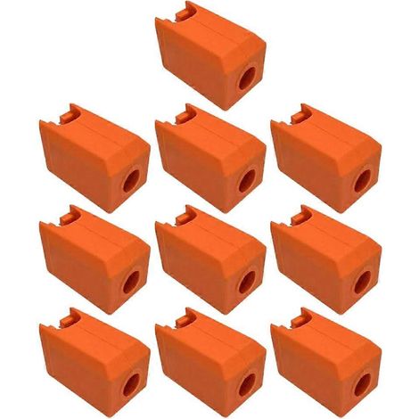 10 Stück Silikon-Socken für Bambu Iab X1C/P1P/P1S Hotend-Extruder-Heizblock-Hochtemperaturgehäuse für Bambulab (1/5)