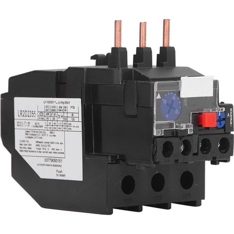 Relais de protection moteur thermique LR2D2355 28-36A Réarmement manuel/automatique Disjoncteur thermique 600V (1/5)