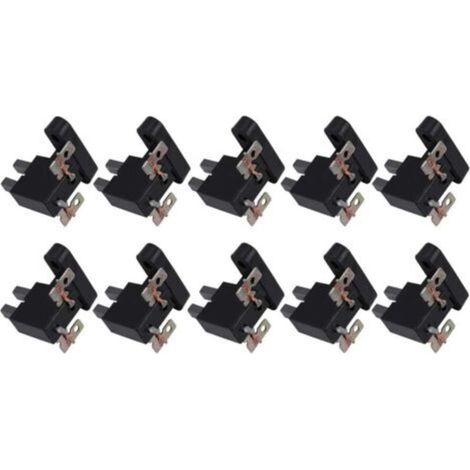 Spazzole di carbone per generatori: 10 spazzole di carbone e portaspazzole per generatori da 4 kW, 5 kW e 7 kW. Buona conduttività termica e proprietà lubrificanti.
