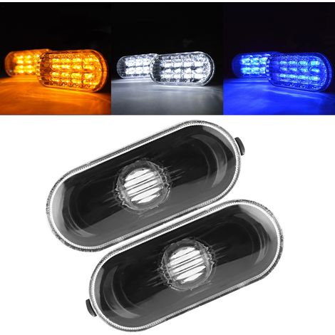 2x Seitenblinker mit schwarzer Abdeckung, kompatibel mit Bora/Golf 4/MK4, Signalleuchten (1/5)