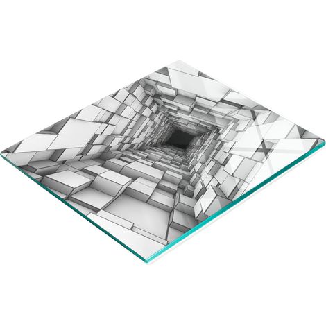 Tabla decorativa de cristal para servir aperitivos con dados, 60x52 cm (1/5)