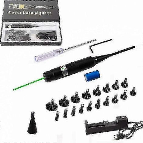 Niveau laser XX avec 18 adaptateurs, faisceau vert/rouge, calibrage précis pour chantier, réglage rapide et fiable. (1/5)