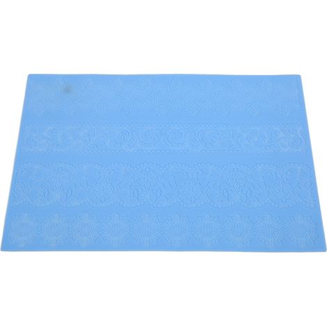 Moule à empreinte silicone en forme de fleur, tapis alimentaire pour pâtisserie, motif dentelle DIY, décoration de gâteaux, lot de 1, grade alimentaire. (1/5)