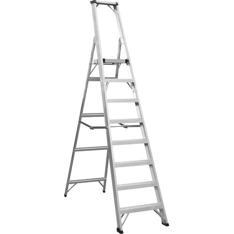 axl8 8-tread en aluminium Escabeau industriel (1/5)