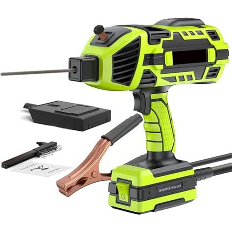 NICOLA Portable IGBT Inverter Welding Machine and Arc Welding Torch, Suitable for 2.5 mm Wire, Green Case, European Standard, 25 x 25 x 10 cm (1/5)