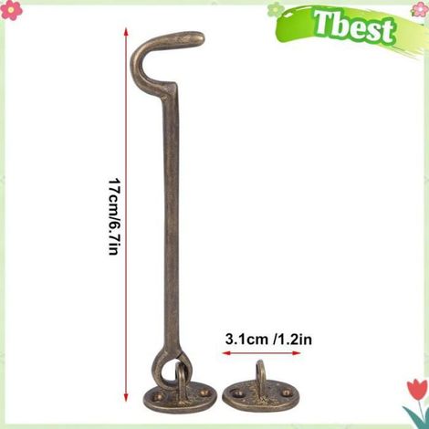 Loquet De Fenêtre - Laiton - Pour Fixation Porte Fenêtre - 17 x 3 1 Cm - 80 G - Bronze Ou Laiton Naturel - 1 Pièce (1/5)