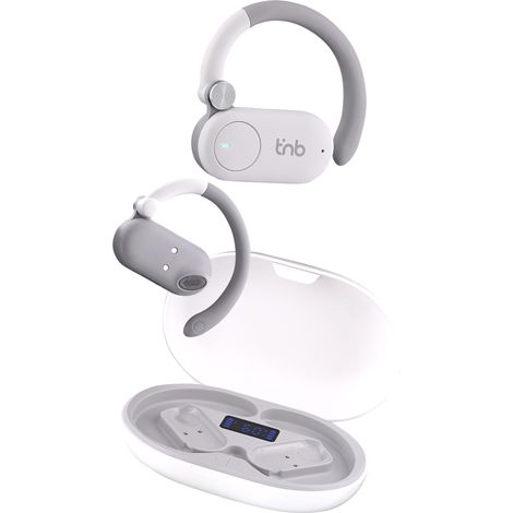 T'nB – Auriculares para deporte Energy Free, ideal para tus entrenamientos, estructura de conducción aérea, ultraligero, controles intuitivos integrados, color blanco