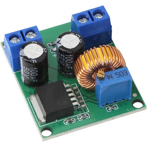 Module élévateur DC-DC réglable 3V-36V, convertisseur boost haute puissance 5V/12V vers 19V/24V/30V, alimentation stabilisée ajustable [28709] (1/5)