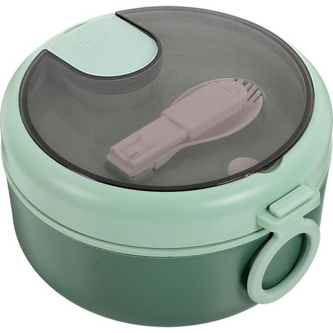Boîte à lunch Bento en acier inoxydable de 900 ml avec cuillère (1/5)