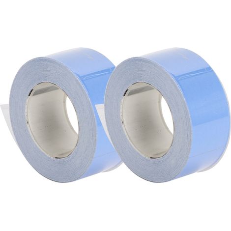 Lot de 2 rouleaux de ruban d'étiquettes thermiques pour étiqueteuse KINGJIM TEPRA LR5C (EQT15B)