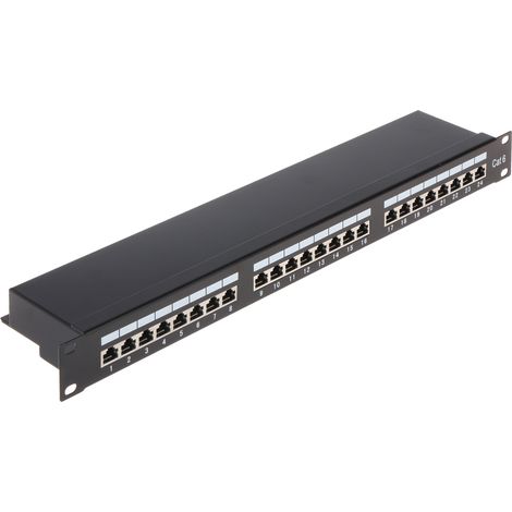 Pannello di permutazione RJ-45 PP-24/RJ6-C/FTP-S (1/5)