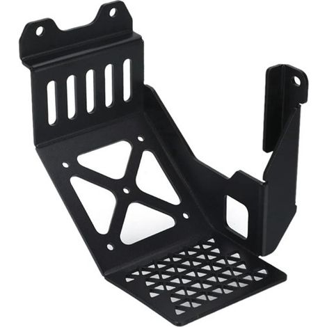 1 couleur : Noir Matériau : Aluminium Plaque de protection de soubassement moteur pour modification de moto, blindage de châssis. -DECOWOOD (1/5)